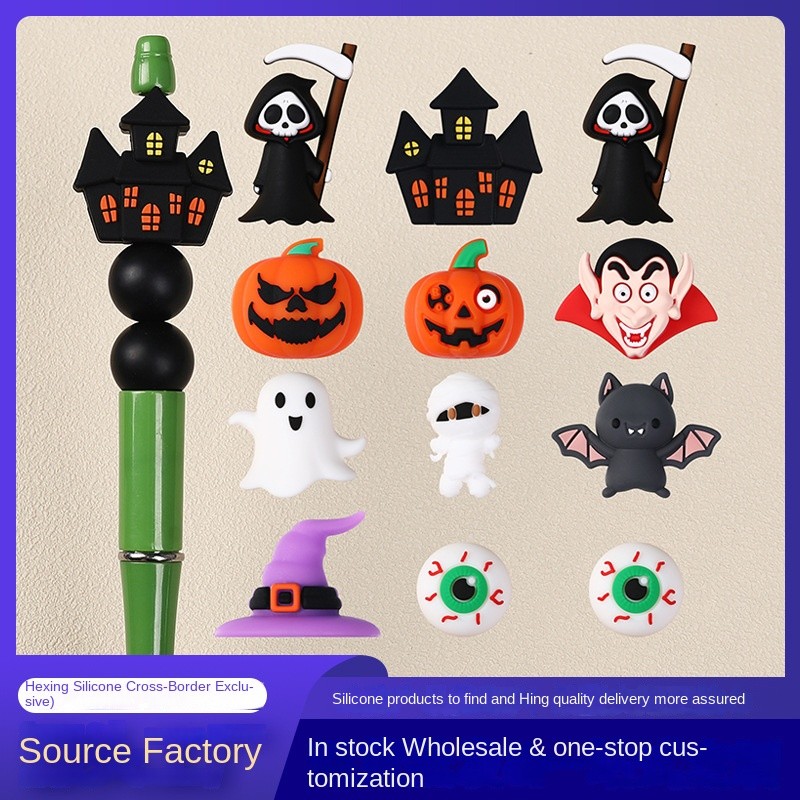 Pacifier Chain Manufacturer - 26 English Letters 15mm DIY Gum Bracelet Soft Wood