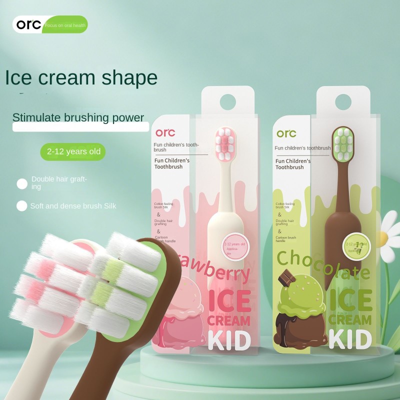 Children's Toothbrush Factory - Orc Soft Hair for 3-12 Years High Quality Baby Toothbrush