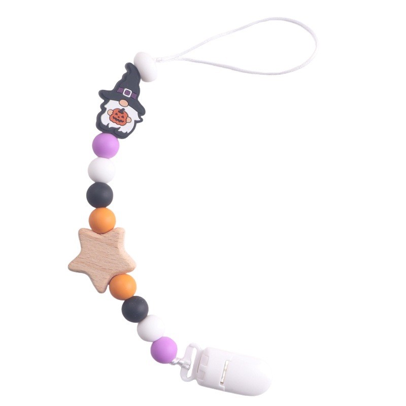 Pacifier Chain Supplier - Autumn and Winter Anti-Drop Silicone Gum Chain Wholesale