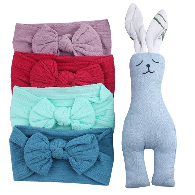 Baby Rattle Factory - Crochet Bunny Rattle Soft Wood Ring Teether Educational Gym Mobile