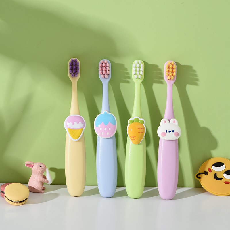 Baby Toothbrush Supplier - Soft 3-Sided for Kids 4-12 Years Training with Triple Bristles
