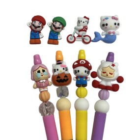 Silicone Beads Factory - New Luminous Glitter DIY Series Whale Shape Soft for Baby