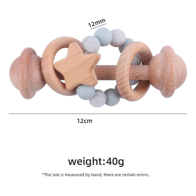 Teether Gum Toy Factory - Soft Beech Wood Silicone Newborn Care Gift Musical Style
