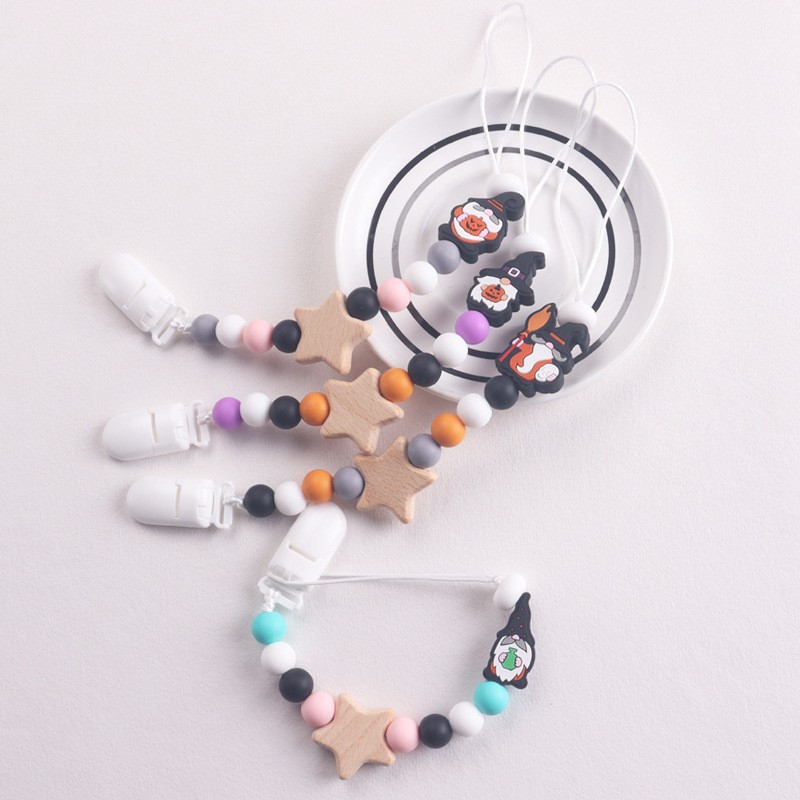 Pacifier Chain Supplier - Autumn and Winter Anti-Drop Silicone Gum Chain Wholesale