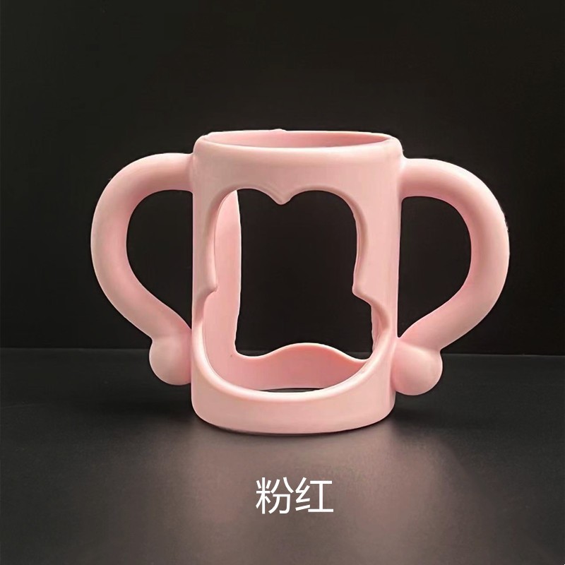 Grip Handle Factory - for Classic Wide-Mouth Plastic Baby Feeding Bottles 0-12 Months