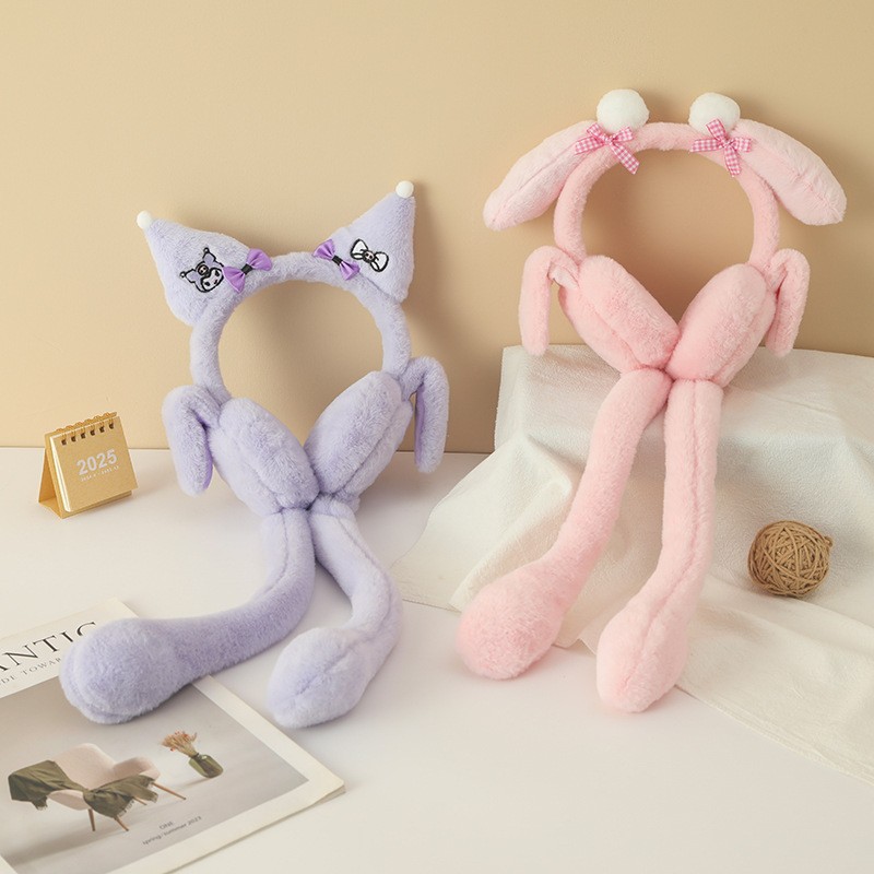 Children's Earmuffs Supplier - Winter Warm Antifreeze with Cute Air Bags Move Shake Sound