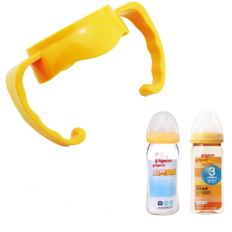 Bottle Handles Supplier - Soft Plastic Handles for Wide Mouth Baby Feeding Bottles Easy Grab
