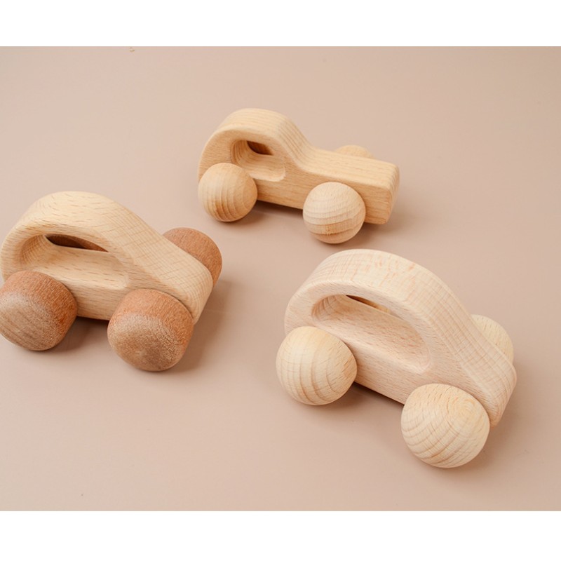 Montessori Toys Manufacturer - 11pc Handmade Organic Silicone Wood Bird Elephant Pendant