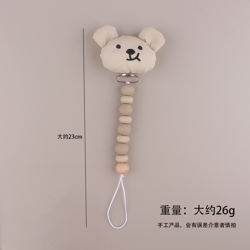 Pacifier Chain Factory - Cartoon Fruit Anti-Drop Silicone with Daisy Chain Toy