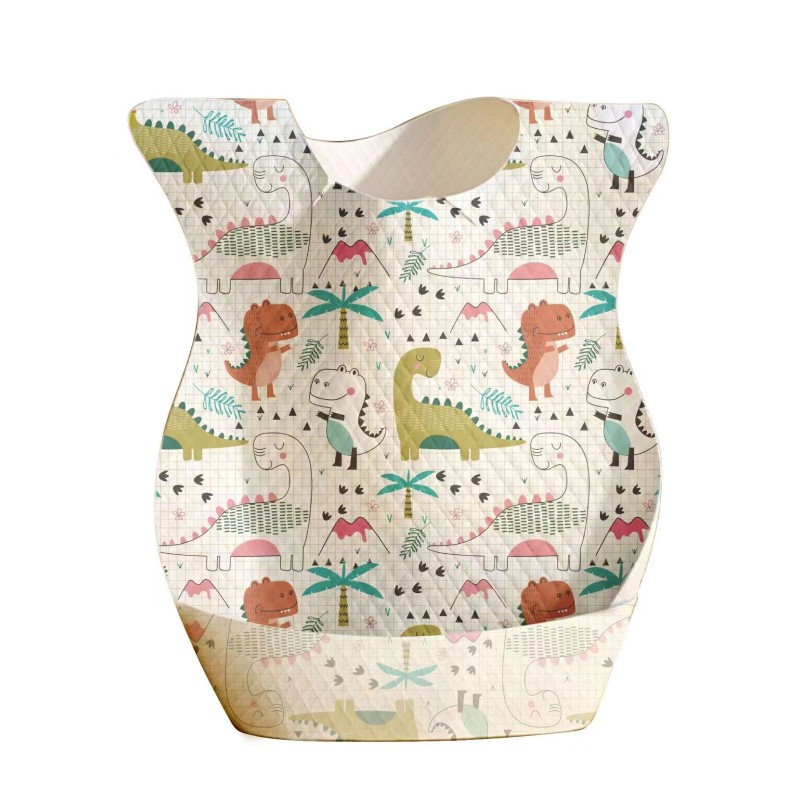 Baby Bib Factory - Hot Children Silicone Stereo Adjustable Waterproof Crumb Catcher