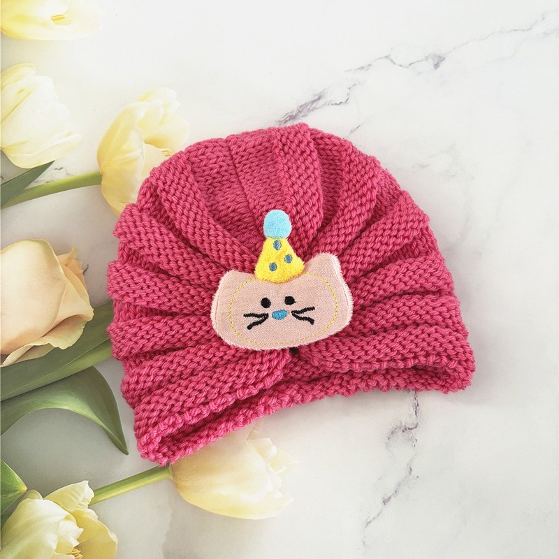 Hat Scarf Set Factory - Newborn Knitted Beanie Scarf Set Cute Keep Warm Kids Winter