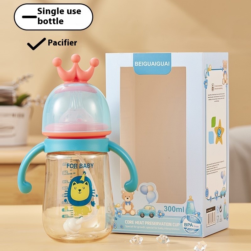 Infant Bottle Manufacturer - PPSU Nipple Bottle 0-6 Months Wide Straw for Baby Feeding