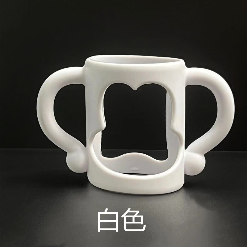 Grip Handle Factory - for Classic Wide-Mouth Plastic Baby Feeding Bottles 0-12 Months