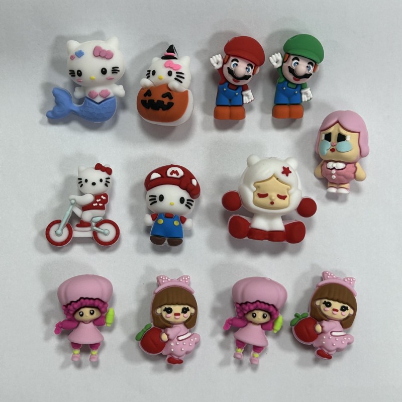 Silicone Beads Factory - New Luminous Glitter DIY Series Whale Shape Soft for Baby