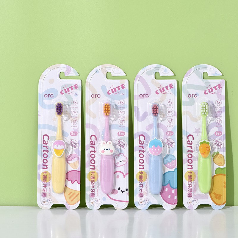 Baby Toothbrush Supplier - Soft 3-Sided for Kids 4-12 Years Training with Triple Bristles