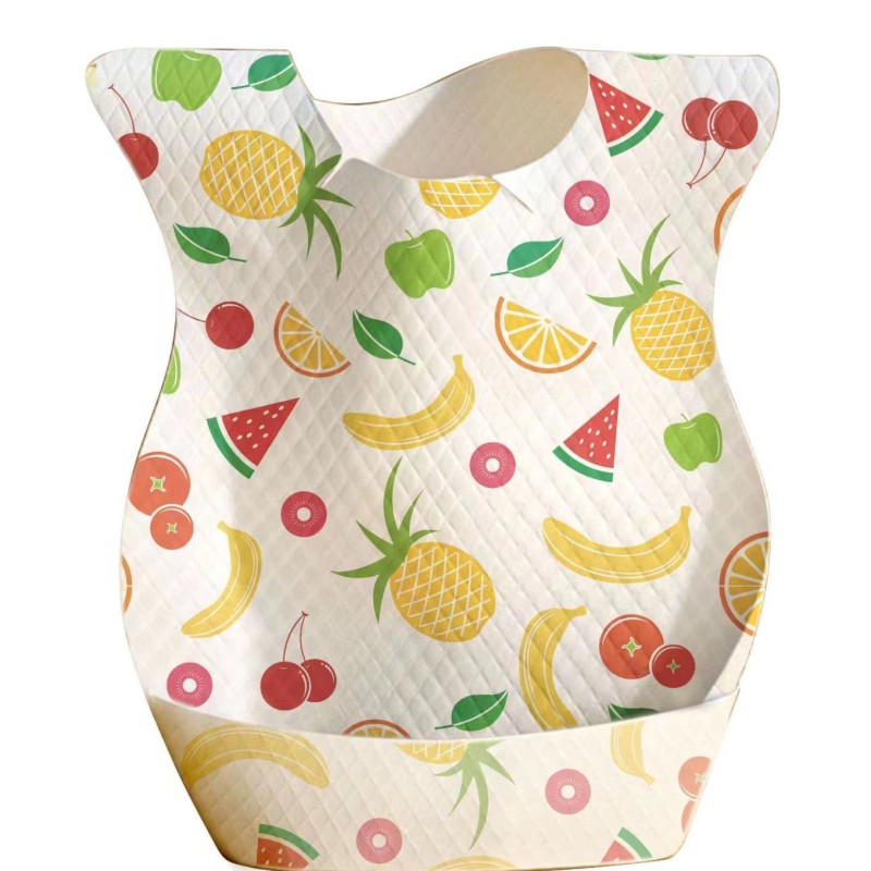 Baby Bib Factory - Hot Children Silicone Stereo Adjustable Waterproof Crumb Catcher