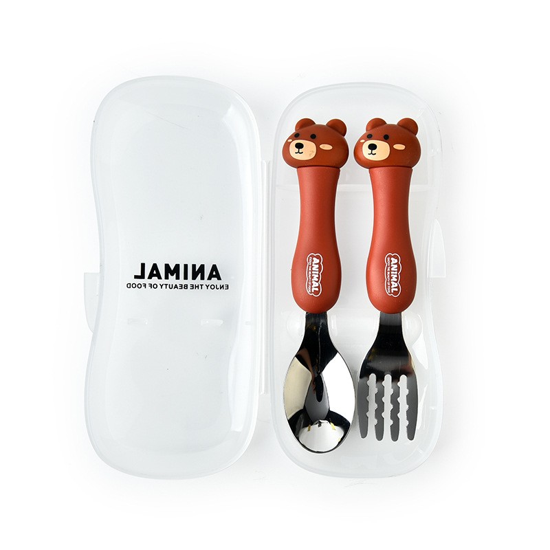 Baby Spoon Set Manufacturer - Stainless Steel Easy-to-Use Fork Set Kids Safe & Healthy