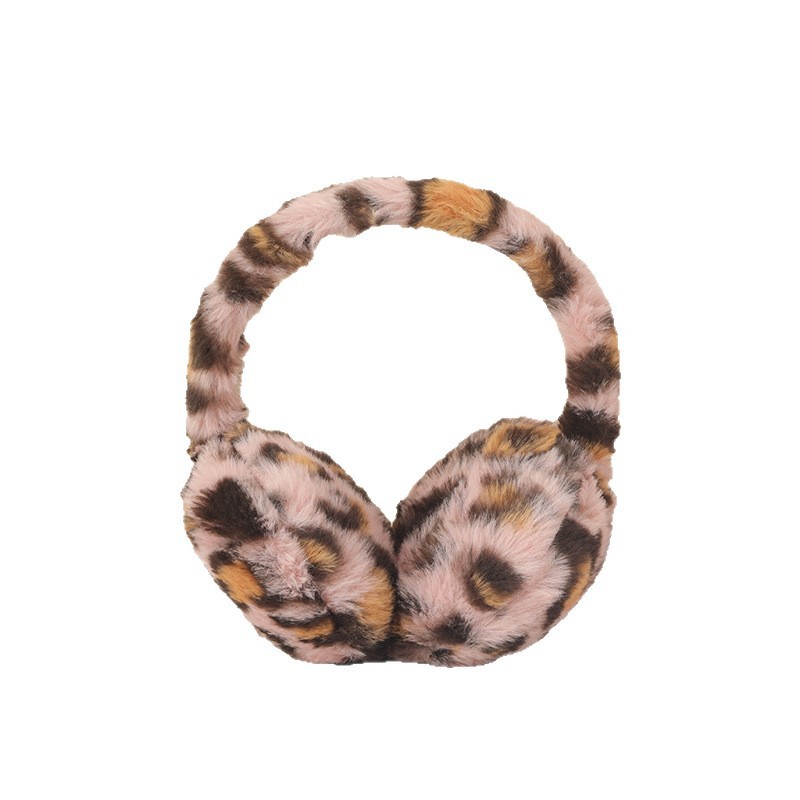 Ear Muffs Factory - New Leopard Plush Soft Warm Joker Windproof Earmuffs for Kids