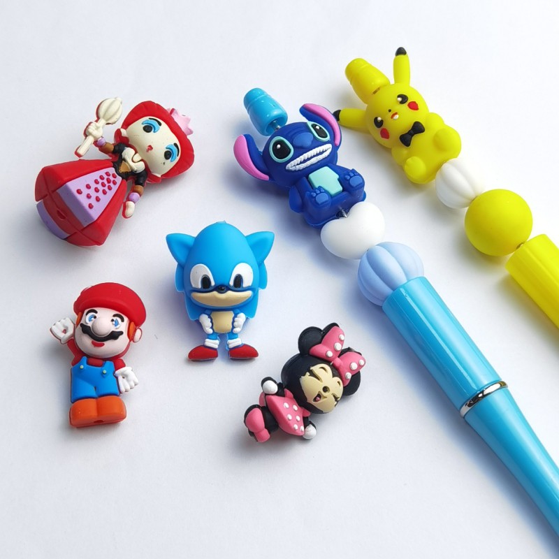 Silicone Beads Supplier - Big Brand Luxury Explosions Printed Beaded Jewelry Making Toys