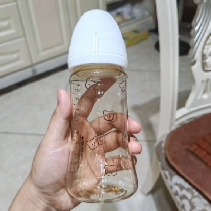 Sippy Cup Supplier - Handle with Straw Ball Anti-Fall Anti-Flatulence for Comfortable Drinking