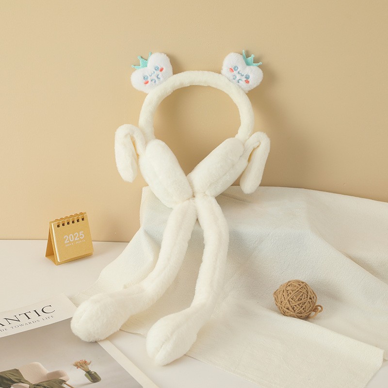 Ear Muffs Manufacturer - Cute Cartoon Crown Winter Moving Airbag Plush Warm for Children