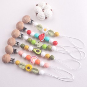 Baby Nipple Clip Factory - Maternal Infant Soft Silicone Bear with Anti-Drop Rope Feature