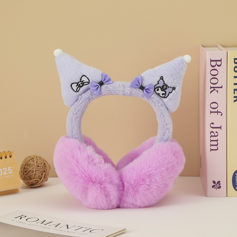 Ear Muffs Manufacturer - Factory Wholesale Cute Cartoon Plush Folding Winter Warm for Girls