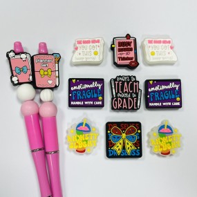 Baby Teether Factory - Creative Wood Beech Tooth Glue Stars Soft Handheld Rattle