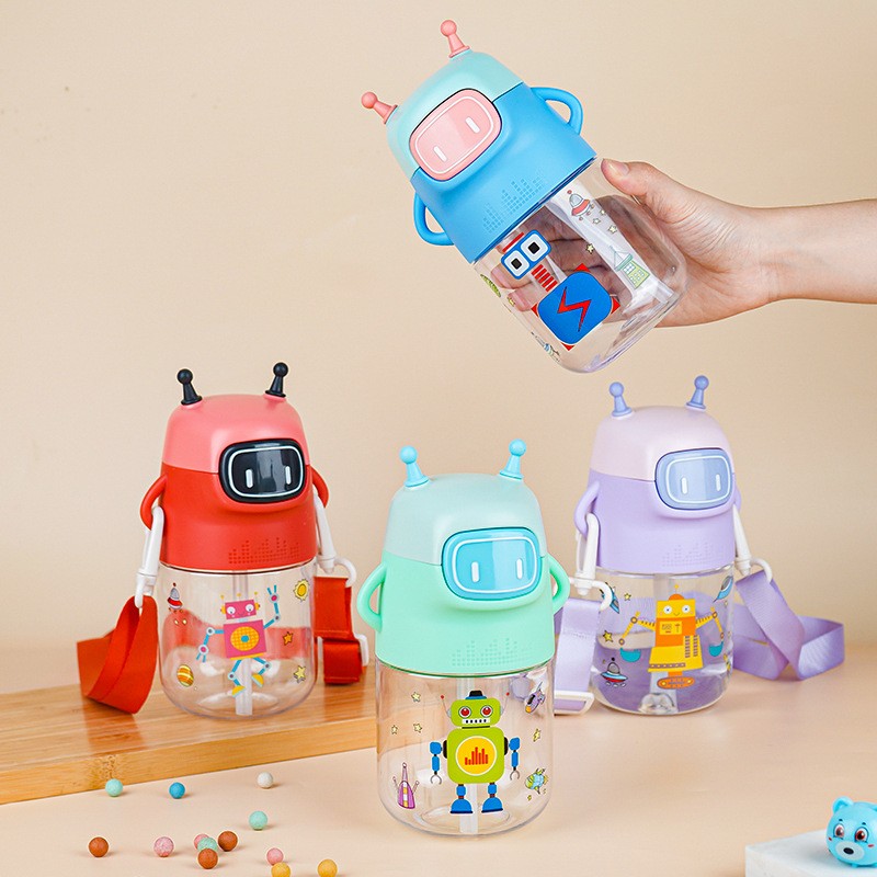 Drink Cup Supplier - Silicone Cartoon Bear Learn to Drink with Three Handles for Kids