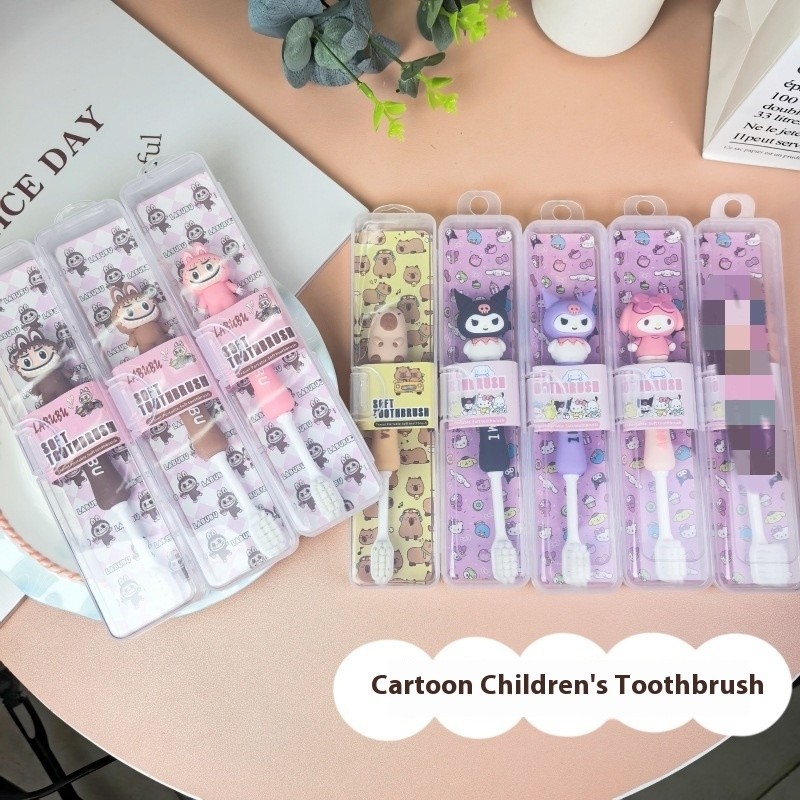 Baby Toothbrush Supplier - Convenient Travel Cloth Toothbrush New Cute Shape Soft Silicone Handle