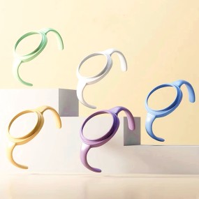 Feeding Bottle Handles Factory - Silicone Grip for Universal Heat-Resistant Wide Mouth