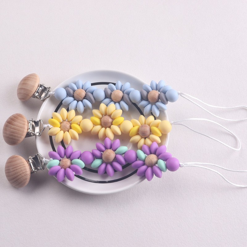 Pacifier Chain Manufacturer - Cute Cartoon Mouse Anti-Drop with Bow Tooth Glue Essential