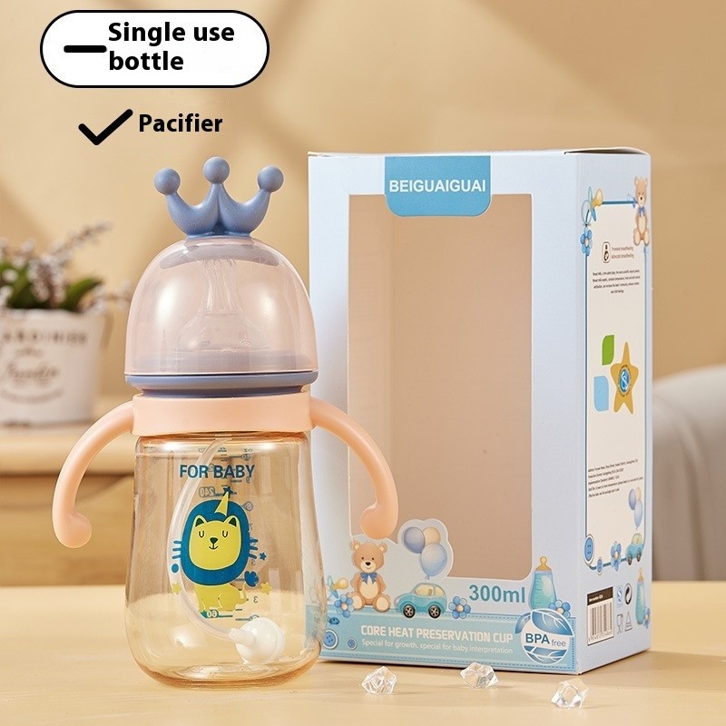 Infant Bottle Manufacturer - PPSU Nipple Bottle 0-6 Months Wide Straw for Baby Feeding