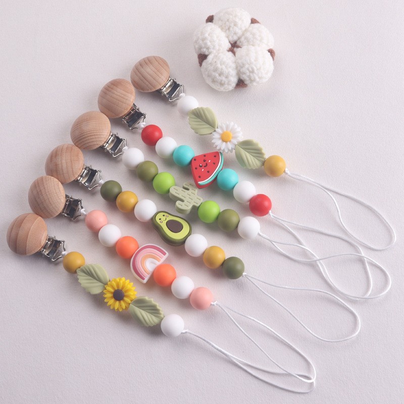 Baby Nipple Clip Factory - Maternal Infant Soft Silicone Bear with Anti-Drop Rope Feature