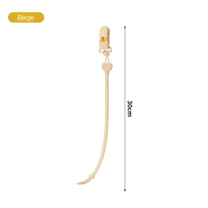 Pacifier Chain Manufacturer - Small Cartoon Mushroom Anti-Drop with Five-Pointed Star Clip