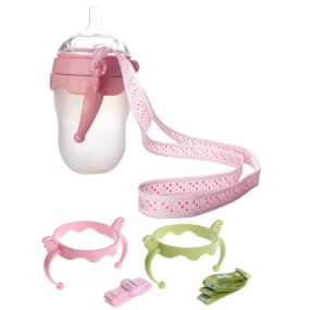 Baby Bottle Supplier - BPA-Free Transparent Silicone Nipple Soft Dot Pattern for Infants