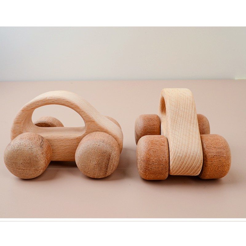 Montessori Toys Manufacturer - 11pc Handmade Organic Silicone Wood Bird Elephant Pendant