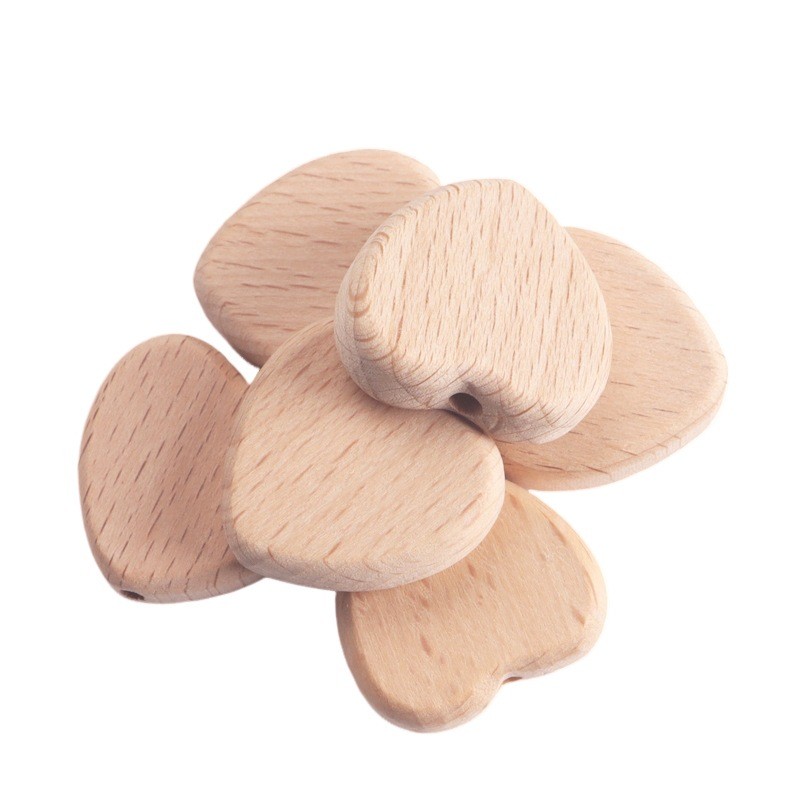 Wood Toy Factory - 5pcs/set Soft Wood Teether Gift Set for Newborns Gender Neutral