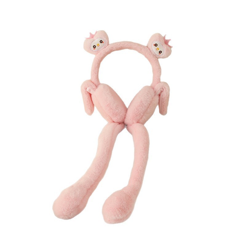 Ear Muffs Manufacturer - Cute Cartoon Crown Winter Moving Airbag Plush Warm for Children