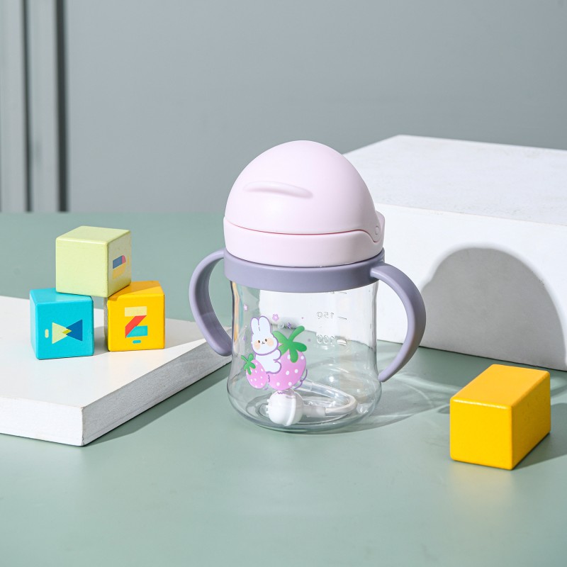 Tableware Supplier - Cartoon Character Plastic Sippy Cups and Water Bottles Baby-Friendly
