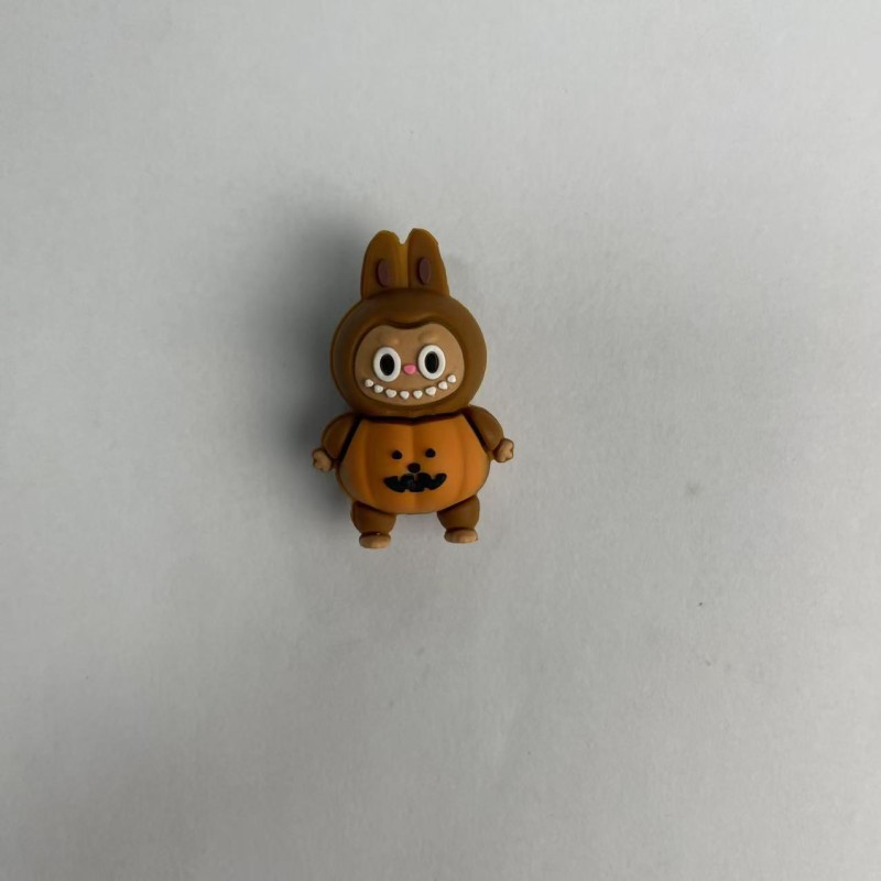 Jewelry Making Supplier - Halloween 3D Pumpkin Bat Ghost Silicone Beads for DIY Accessories