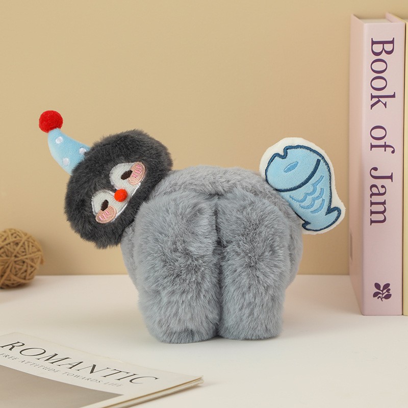 Earmuffs Factory - Autumn Winter Warm Plush Penguin Cute Folding Outdoor Riding Cold-Proof
