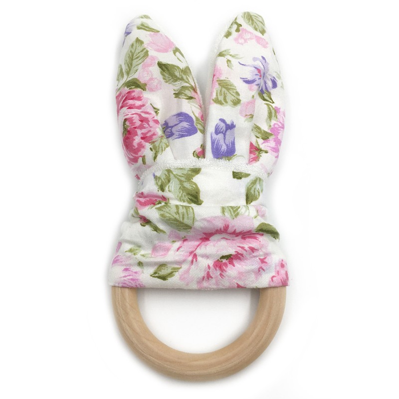 Wood Teether Manufacturer - Wood Silicone Grind Bracelet Gum Teether for Infant