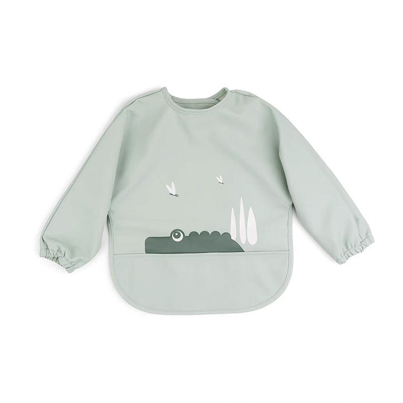 Disposable Bibs Factory - Non-woven Fabric Feeding Cartoon Print Waterproof Portable