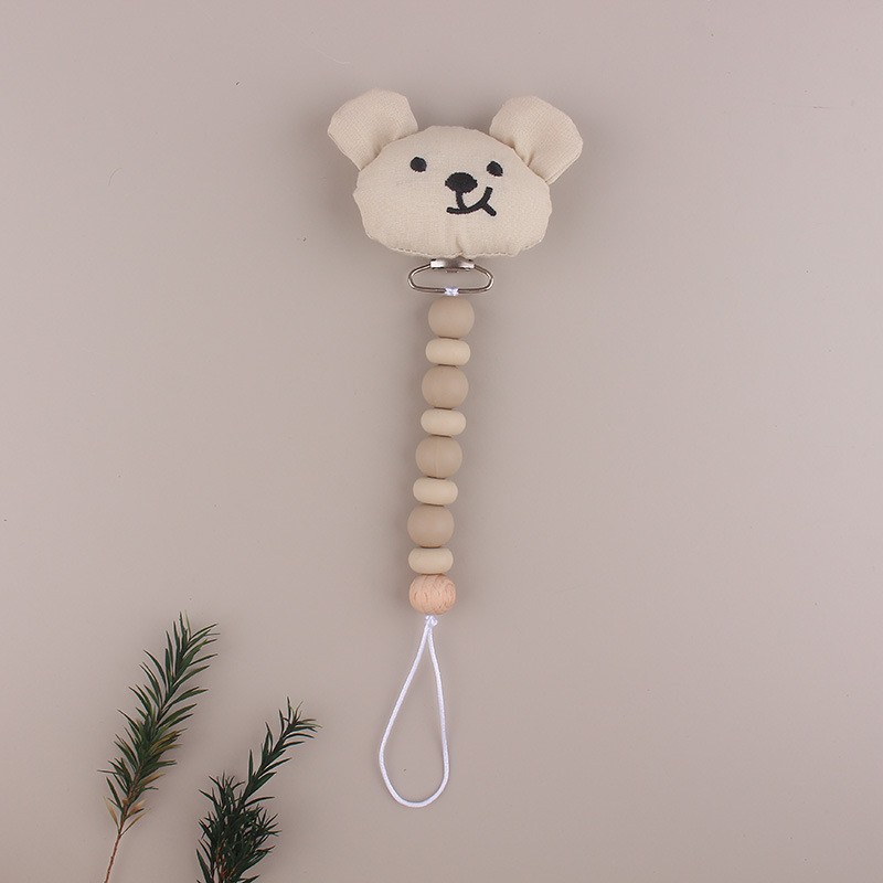 Pacifier Chain Factory - Cartoon Fruit Anti-Drop Silicone with Daisy Chain Toy