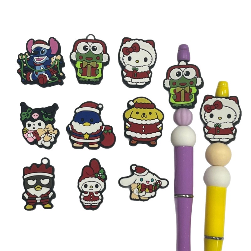 Silicone Beads Manufacturer - 3D Drop Beads DIY Pen Halloween Frozen Character Soft