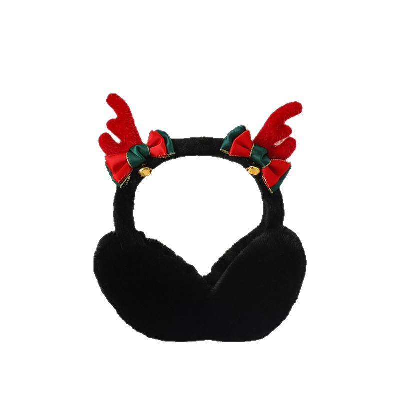 Earmuffs Supplier - Cute Antler Plush Foldable Winter Warm with Thickened Rabbit Hair