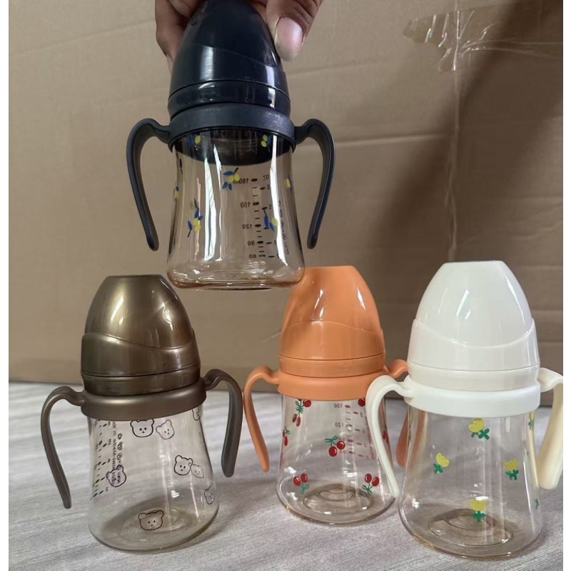 Sippy Cup Supplier - Handle with Straw Ball Anti-Fall Anti-Flatulence for Comfortable Drinking