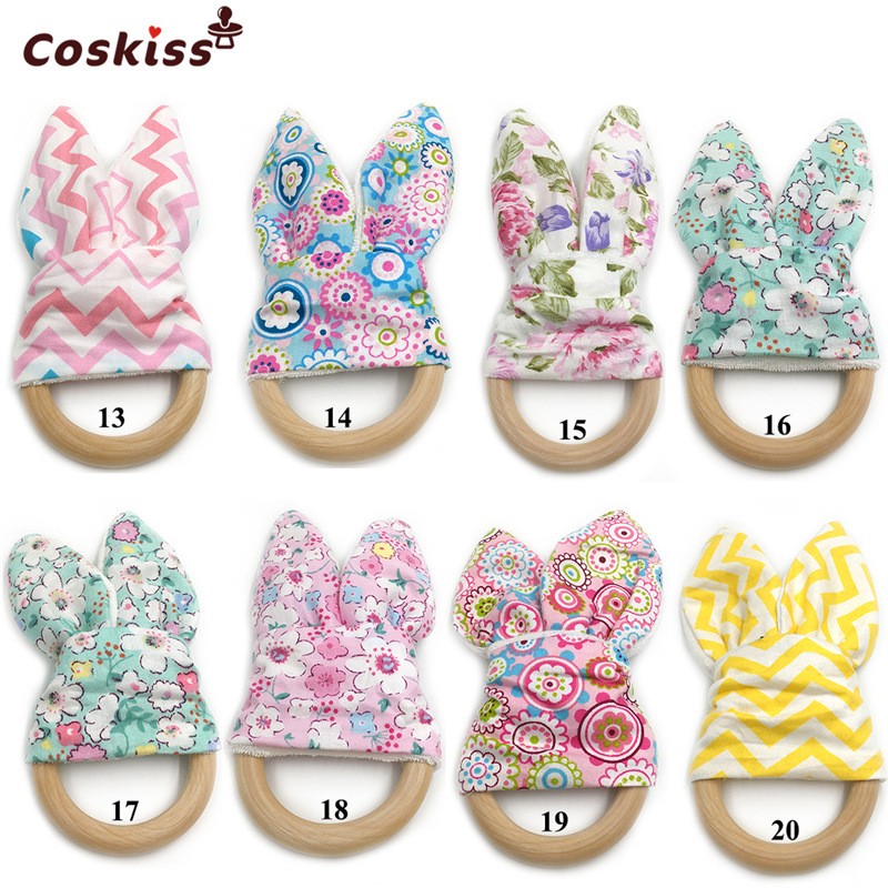 Wood Teether Manufacturer - Wood Silicone Grind Bracelet Gum Teether for Infant