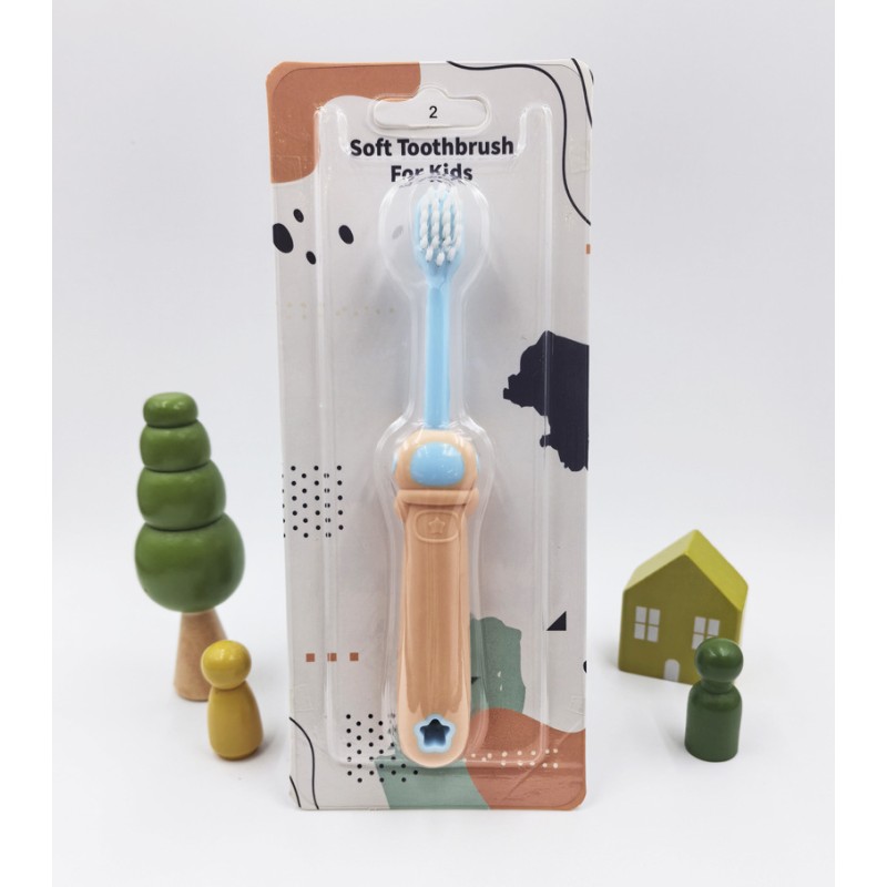 Baby Toothbrush Manufacturer - Cute Cartoon Duck Silicone for Kids 2-12 Years Soft Bristle